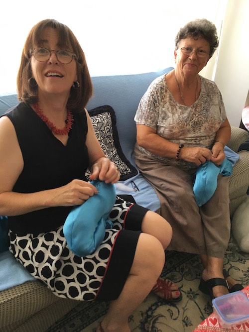 Zonta Club of Adelaide Services Page breast cushions includes Ivanka